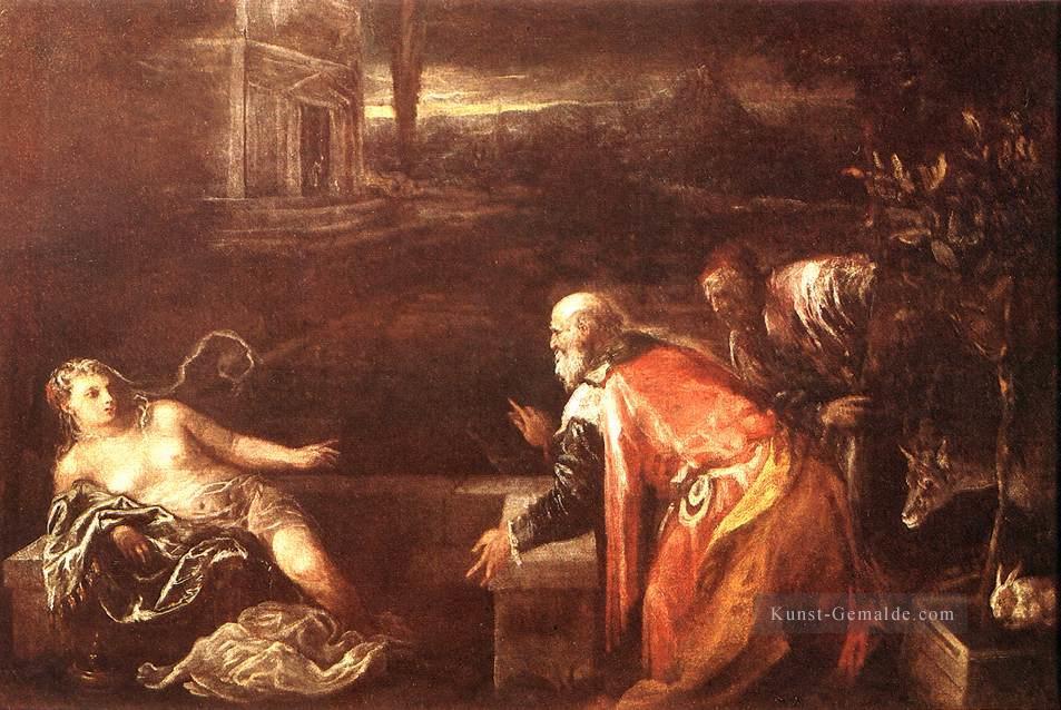 Susanna und die Elders Jacopo Bassano Ölgemälde